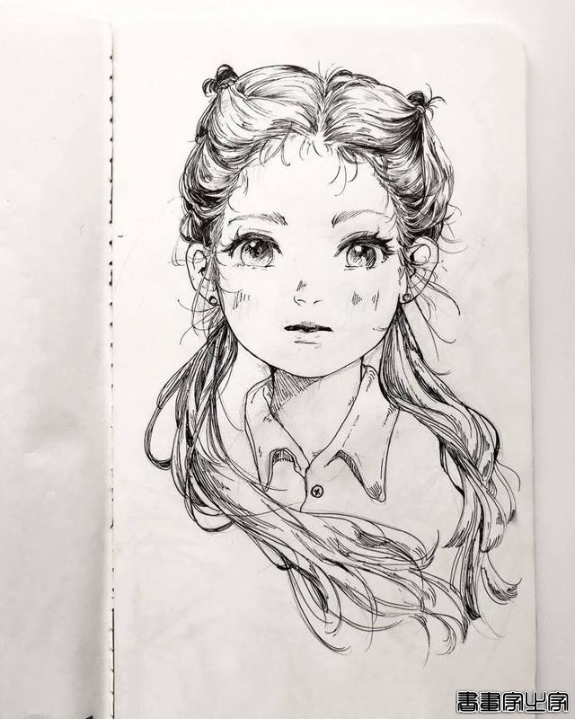 精美的黑白插画，进来get临摹素材-13.jpg