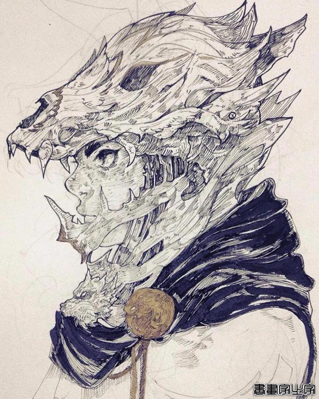 精美的黑白插画，进来get临摹素材-16.jpg