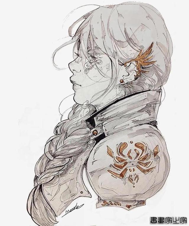 精美的黑白插画，进来get临摹素材-19.jpg