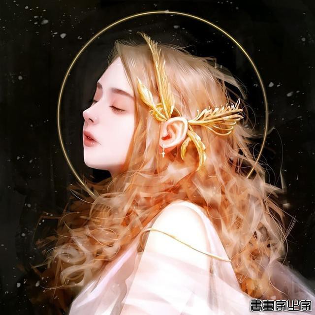光影氛围超棒的肖像插画，优雅的光影处理，扑面而来的通透感-8.jpg