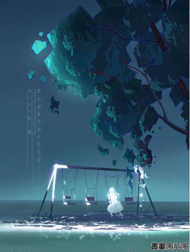 插画分享｜如梦似幻唯美的光影故事-5.jpg