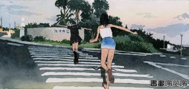 韩国插画师 ?? 笔下惬意的夏日生活插画作品-6.jpg