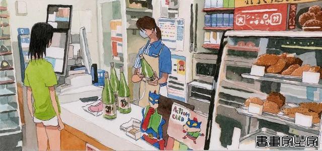 韩国插画师 ?? 笔下惬意的夏日生活插画作品-7.jpg