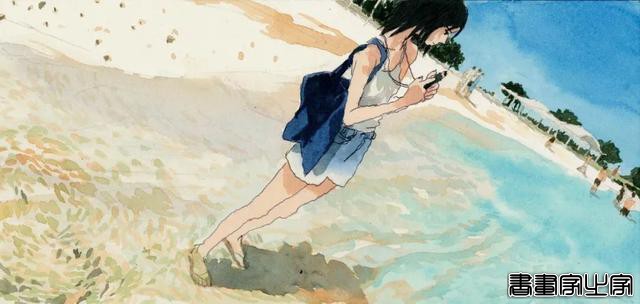 韩国插画师 ?? 笔下惬意的夏日生活插画作品-12.jpg