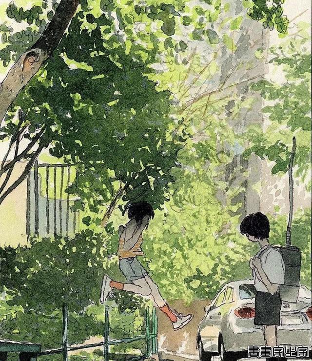 韩国插画师 ?? 笔下惬意的夏日生活插画作品-15.jpg