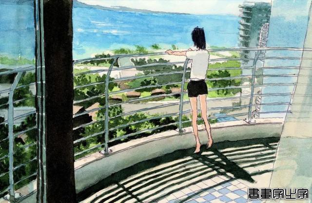 韩国插画师 ?? 笔下惬意的夏日生活插画作品-16.jpg