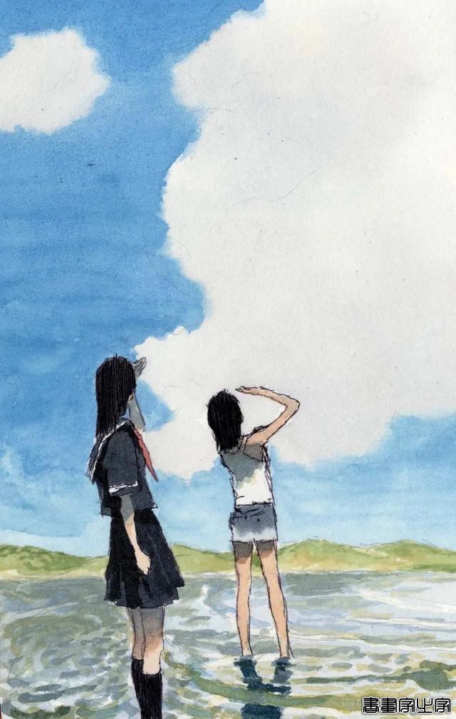 韩国插画师 ?? 笔下惬意的夏日生活插画作品-18.jpg