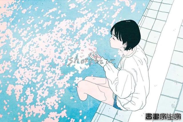 かとうれい/大海、天空与少女，蓝色的无敌青春｜插画分享-7.jpg