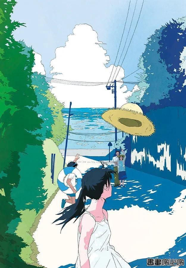 かとうれい/大海、天空与少女，蓝色的无敌青春｜插画分享-18.jpg