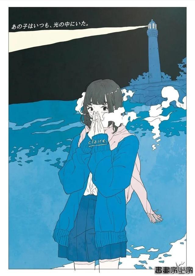 かとうれい/大海、天空与少女，蓝色的无敌青春｜插画分享-22.jpg
