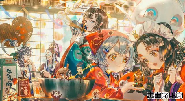 插画分享｜绚烂夺目的光彩 华美和风物语-4.jpg