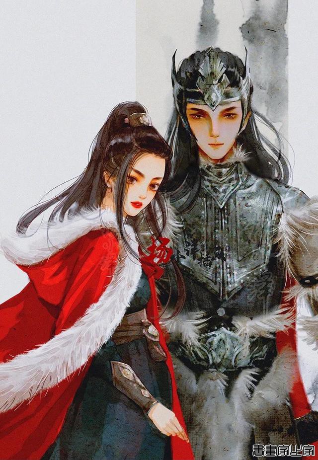 分享一组古风手绘插画美人，画师：杨小洋绘画笔记\作品-13.jpg