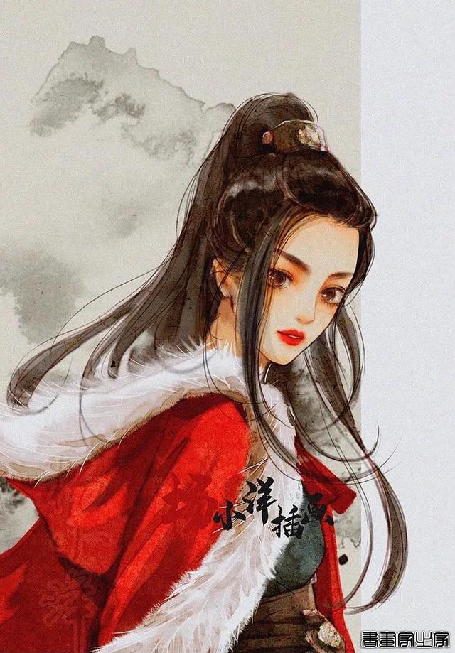 分享一组古风手绘插画美人，画师：杨小洋绘画笔记\作品-12.jpg