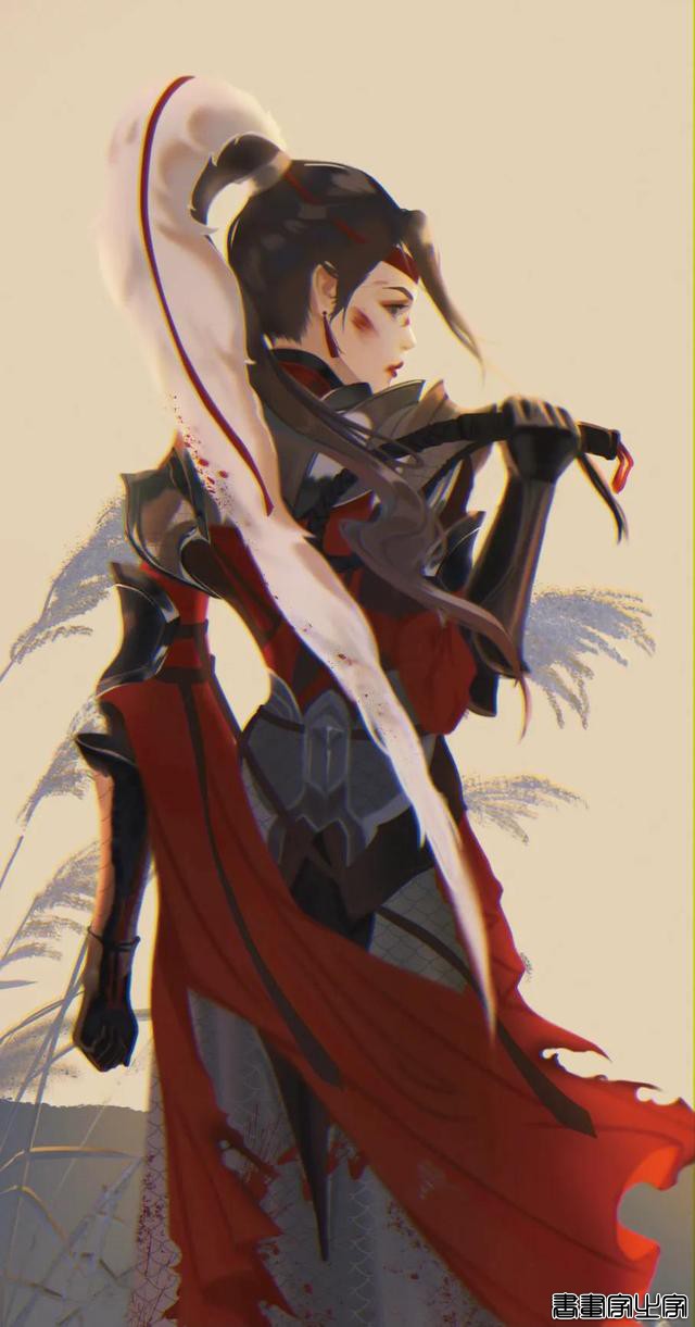 分享一组古风手绘插画美人，画师：杨小洋绘画笔记\作品-16.jpg