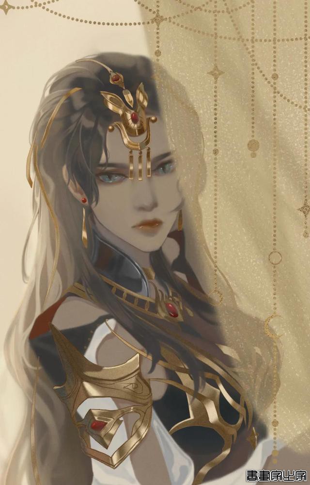 分享一组古风手绘插画美人，画师：杨小洋绘画笔记\作品-18.jpg