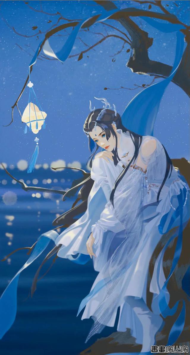 分享一组古风手绘插画美人，画师：杨小洋绘画笔记\作品-23.jpg