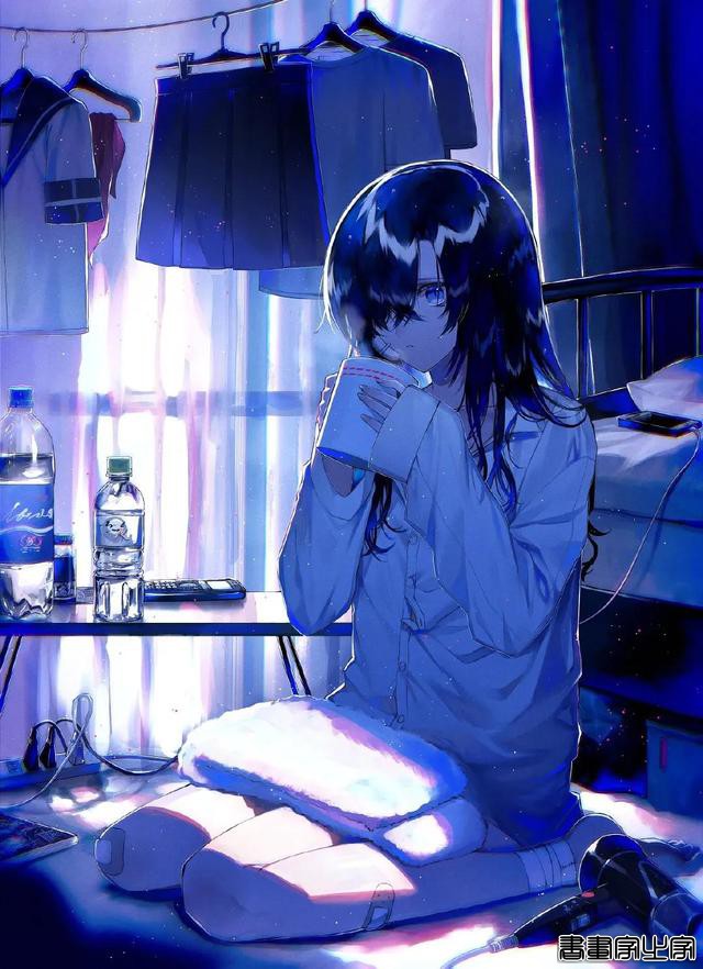 插画分享｜天空之下的她是这样的蓝-5.jpg