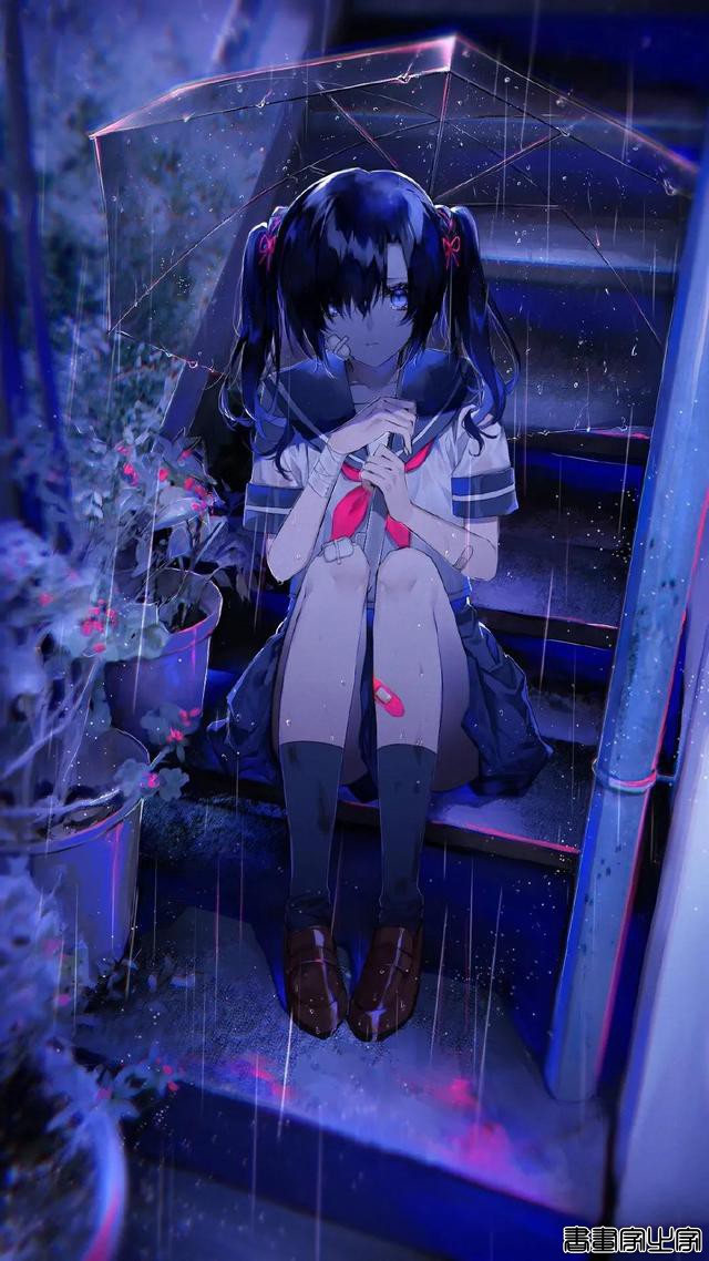 插画分享｜天空之下的她是这样的蓝-4.jpg