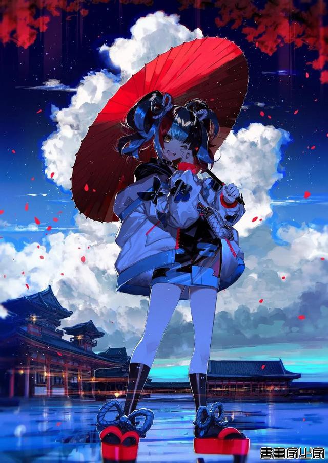 插画分享｜天空之下的她是这样的蓝-8.jpg