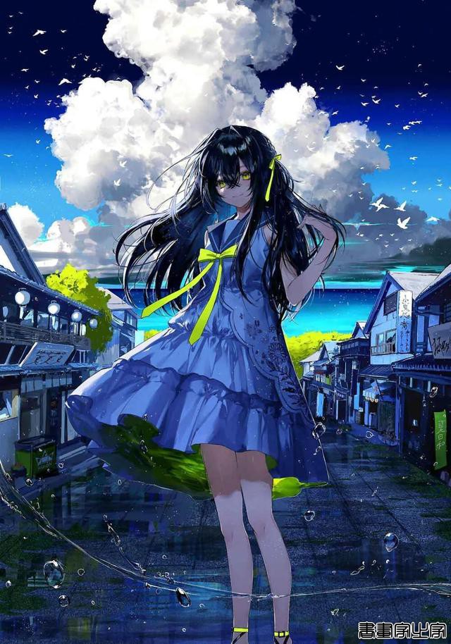 插画分享｜天空之下的她是这样的蓝-11.jpg