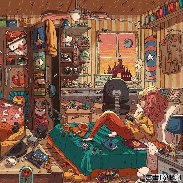 热情洋溢的配色，丰富多彩的细节，这位大神的插画作品不得了-31.jpg