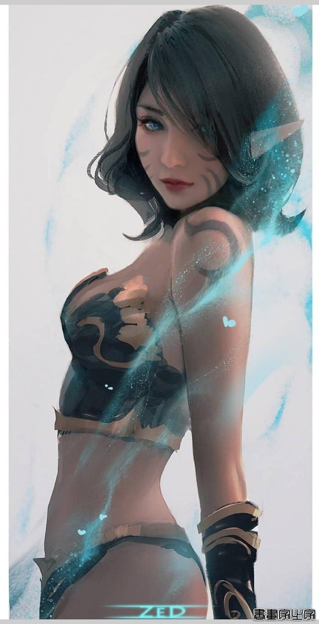 一组越南画师Trung Bui的美少女插画作品（图）-5.jpg