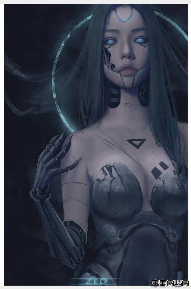一组越南画师Trung Bui的美少女插画作品（图）-4.jpg