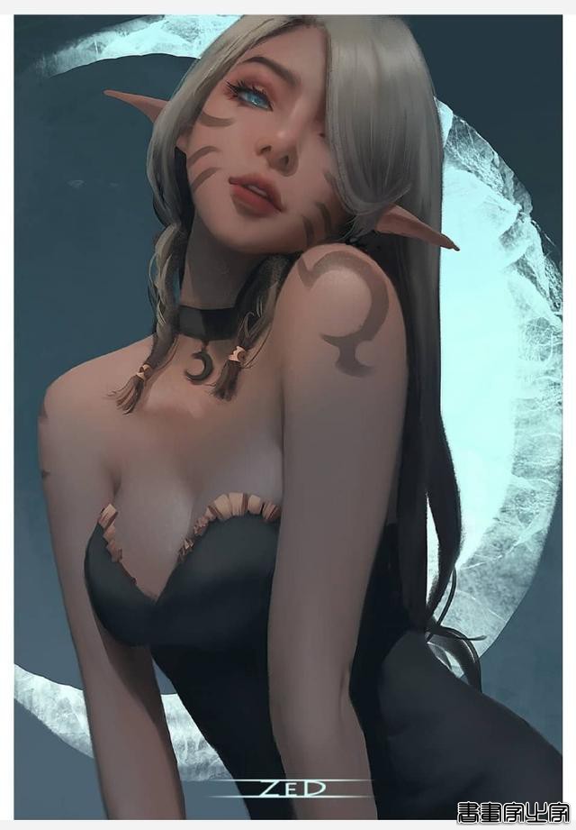 一组越南画师Trung Bui的美少女插画作品（图）-9.jpg