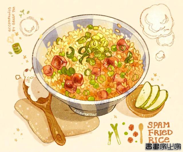 插画作品，藏在食物里的兔子，大家有找到吗？-9.jpg