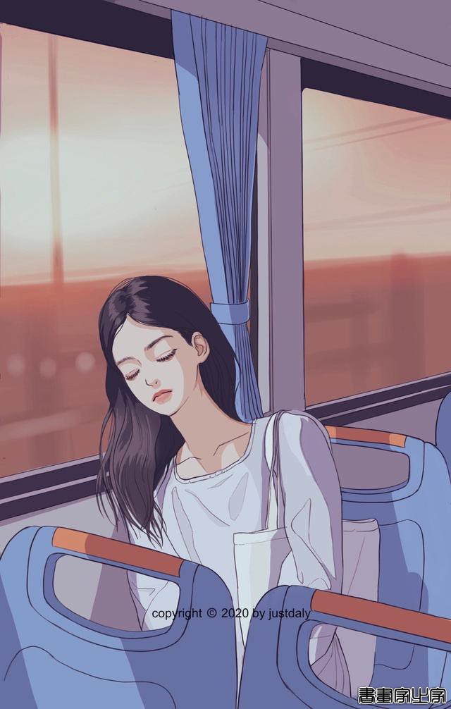 「一个人的时候」温柔治愈系头像插画背景图-11.jpg