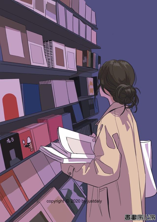 「一个人的时候」温柔治愈系头像插画背景图-13.jpg