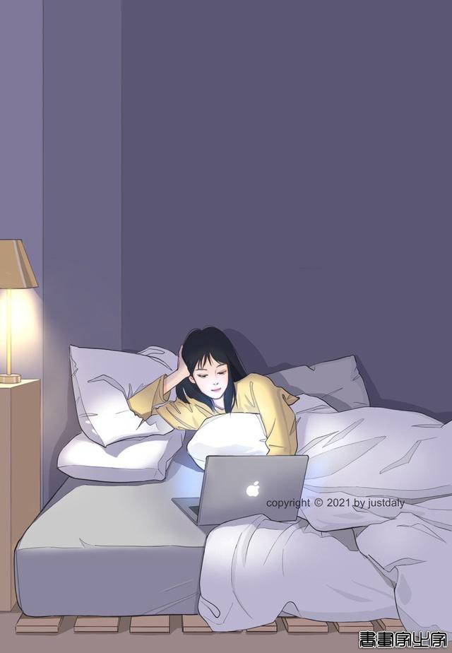「一个人的时候」温柔治愈系头像插画背景图-15.jpg