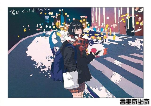 蓝色小清新插画，这画风太喜欢了，rainnu Twi作品-6.jpg