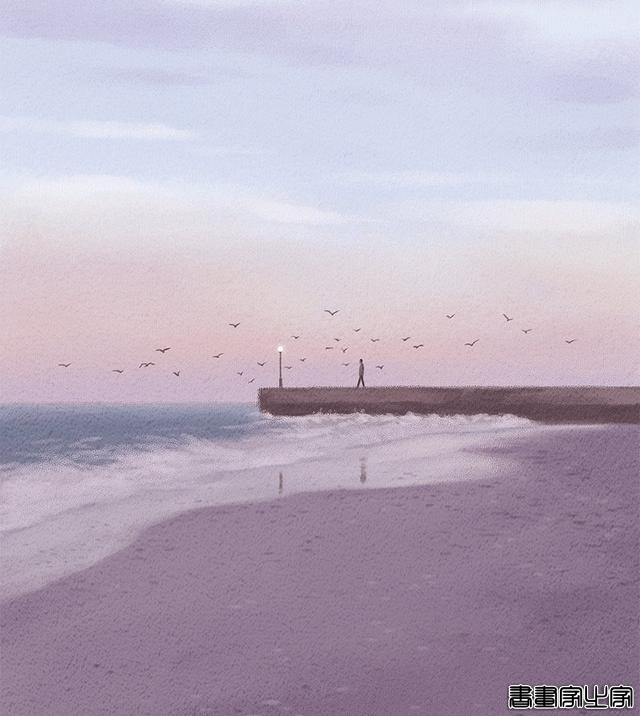 空旷静谧的插画作品-7.jpg