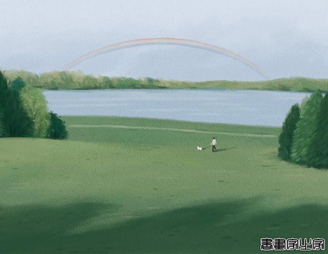 空旷静谧的插画作品-8.jpg