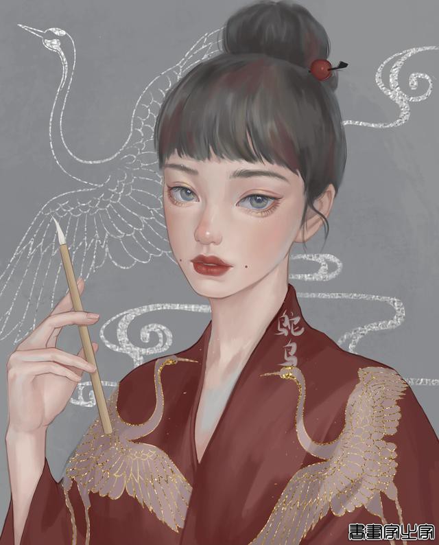 超级好看的手绘美女插画分享给大家～画师：哈士奇味的鸵鸟\作品-7.jpg
