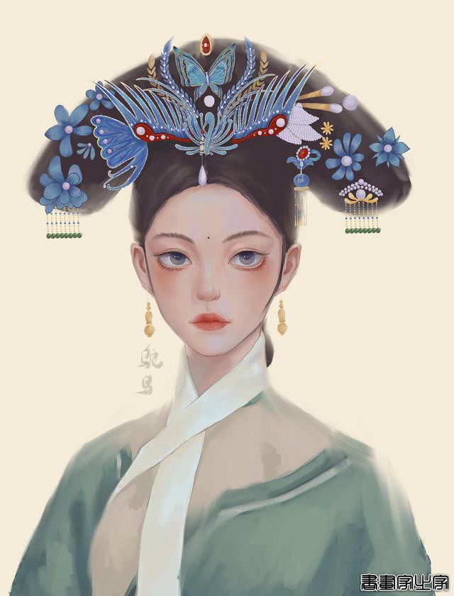 超级好看的手绘美女插画分享给大家～画师：哈士奇味的鸵鸟\作品-8.jpg