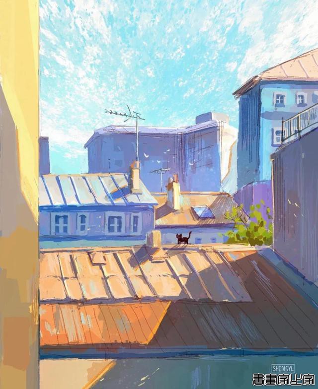 插画师 shinsyl 笔下梦幻唯美的光影氛围插画作品-5.jpg