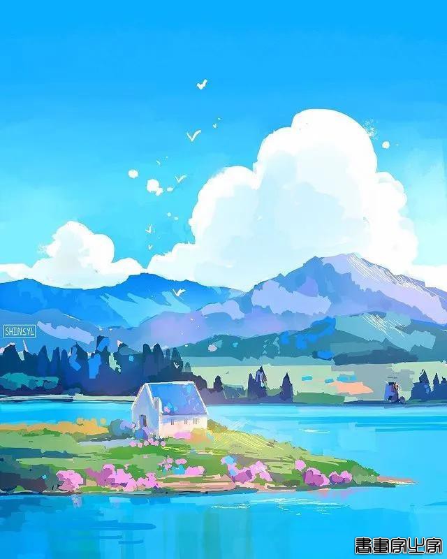 插画师 shinsyl 笔下梦幻唯美的光影氛围插画作品-11.jpg