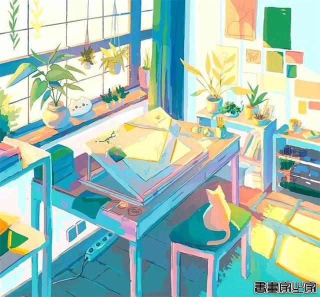 插画师 shinsyl 笔下梦幻唯美的光影氛围插画作品-15.jpg