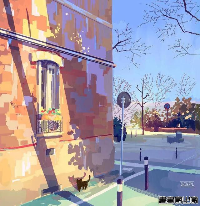 插画师 shinsyl 笔下梦幻唯美的光影氛围插画作品-17.jpg