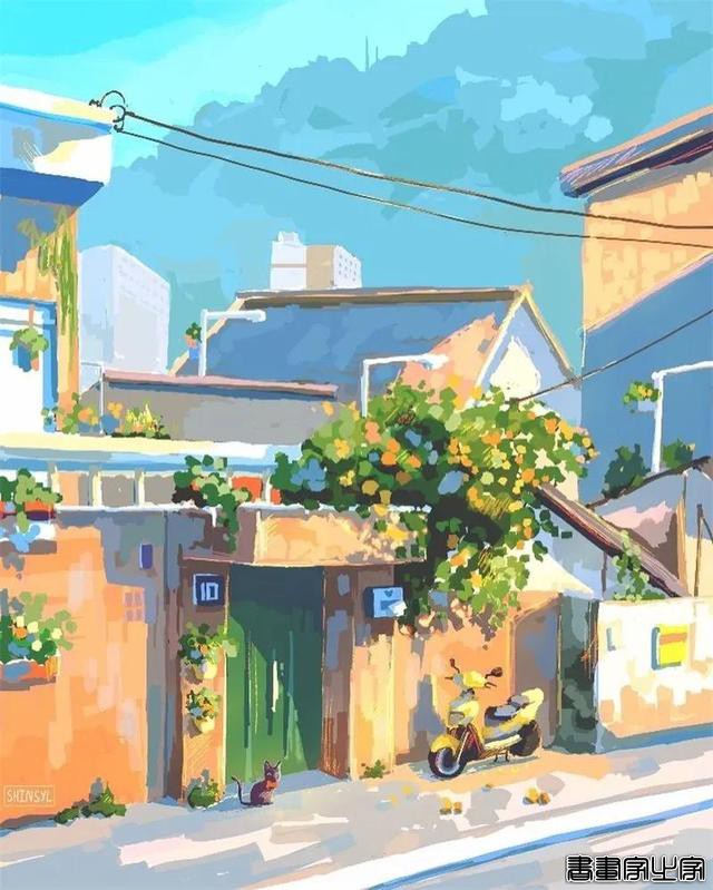 插画师 shinsyl 笔下梦幻唯美的光影氛围插画作品-23.jpg