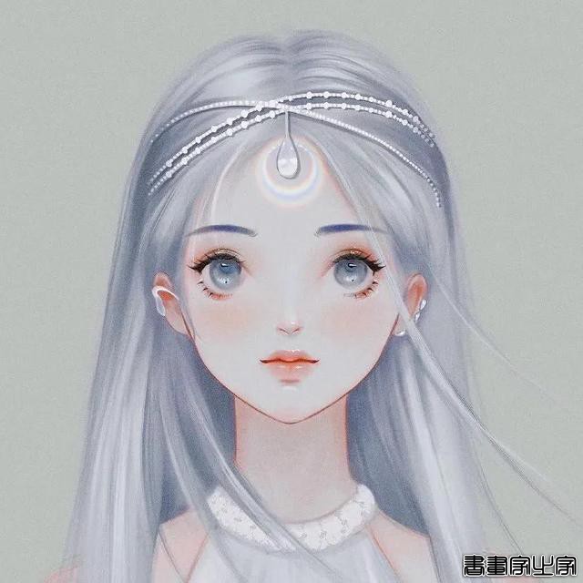 一组唯美的手绘插画无水印原图分享～「壁纸\背景\头像」-7.jpg