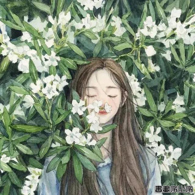 一组唯美的手绘插画无水印原图分享～「壁纸\背景\头像」-12.jpg