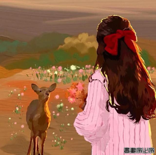 一组唯美的手绘插画无水印原图分享～「壁纸\背景\头像」-13.jpg