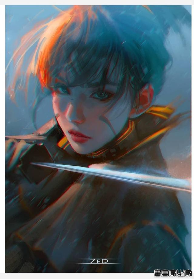 越南画师Trung Bui另一组精灵少女插画作品（图）-9.jpg