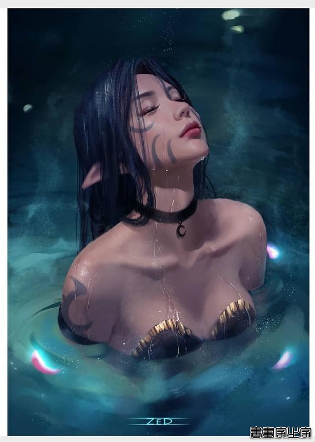 越南画师Trung Bui另一组精灵少女插画作品（图）-7.jpg