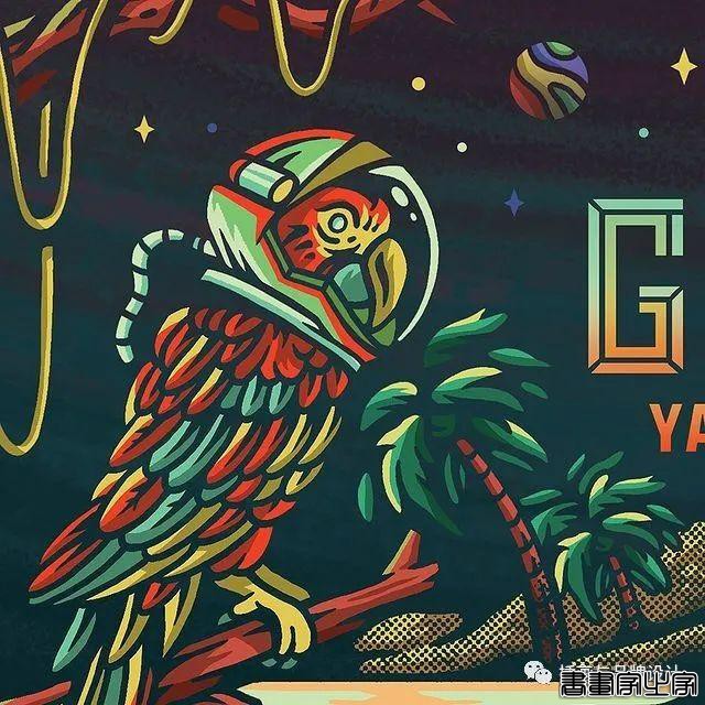 插画丨自然风味浓厚的趣味性手绘插画，高级配色创意点满满-9.jpg