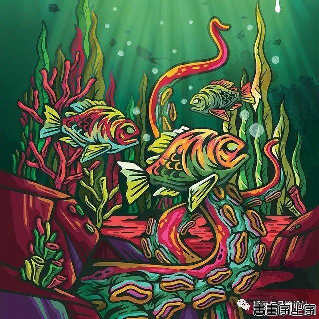 插画丨自然风味浓厚的趣味性手绘插画，高级配色创意点满满-17.jpg