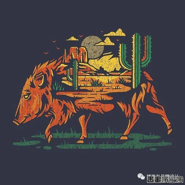 插画丨自然风味浓厚的趣味性手绘插画，高级配色创意点满满-33.jpg